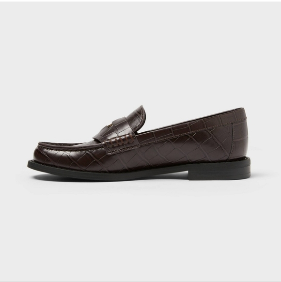 A New Day Woman's Phyllis Penny Loafers ~ Brown - Picture 4 of 16